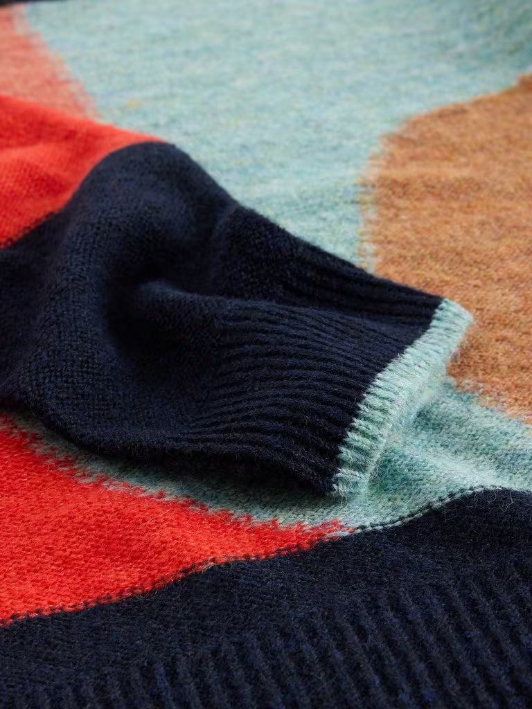 White Stuff Freya Abstract Jumper