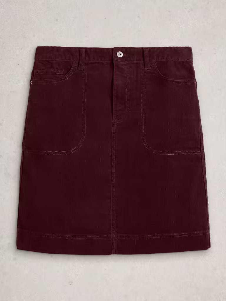 White Stuff Tia Cord Skirt