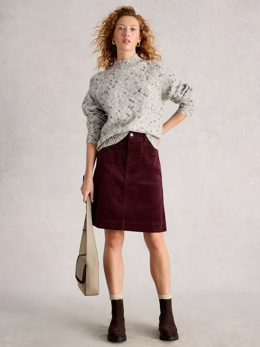 White Stuff Tia Cord Skirt