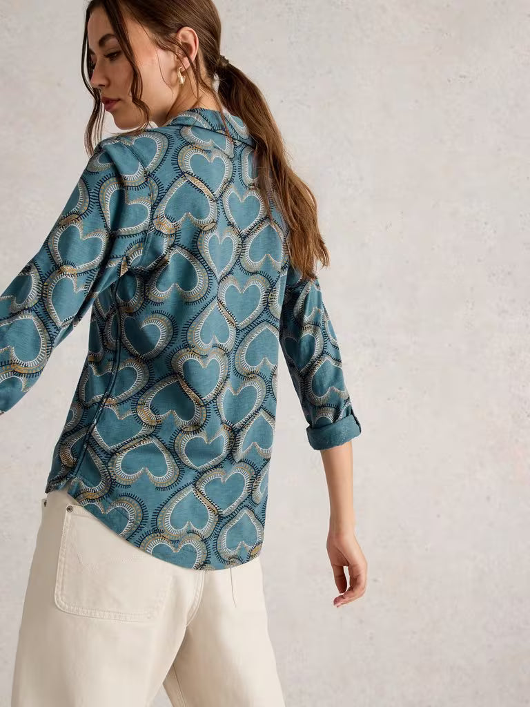 White Stuff Annie Jersey Shirt