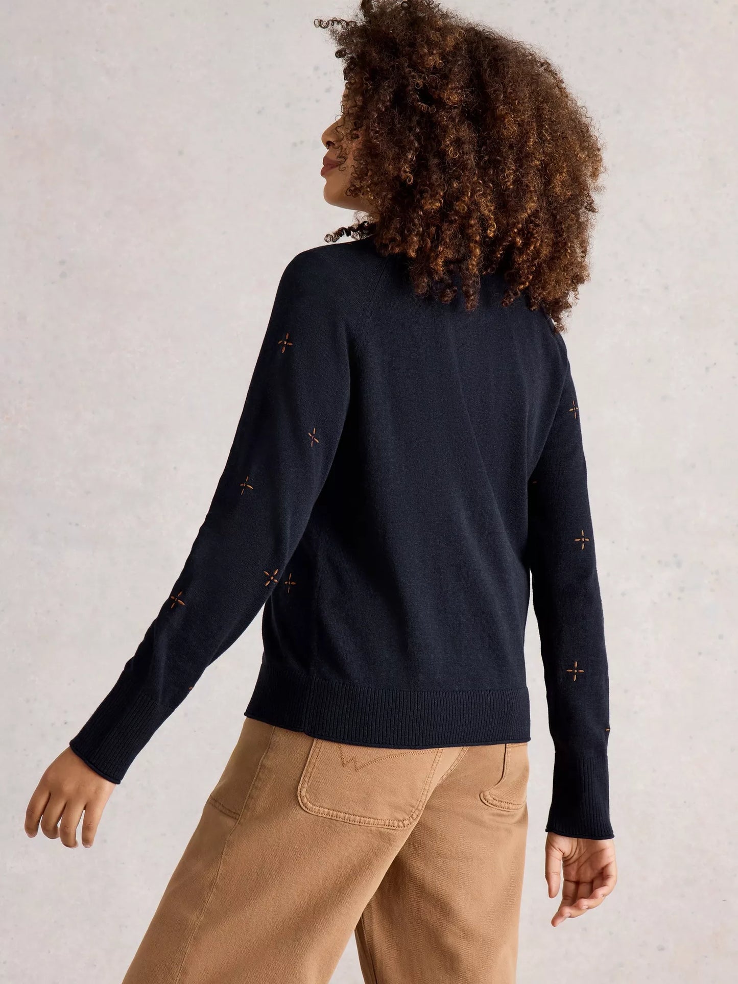 White Stuff Lulu Embroidered Cardigan