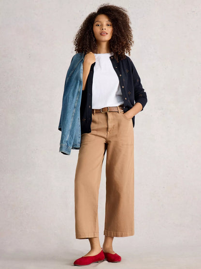 White Stuff Lulu Embroidered Cardigan