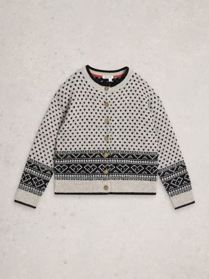 White Stuff Holly Heart Cardi
