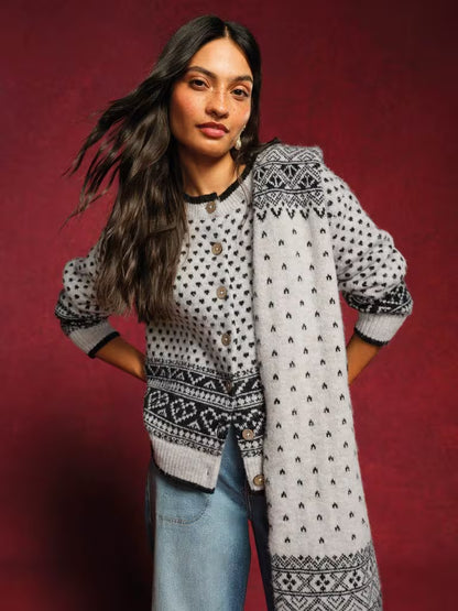 White Stuff Holly Heart Cardi