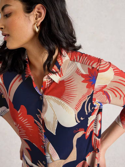 White Stuff Rua Jersey Shirt Dress