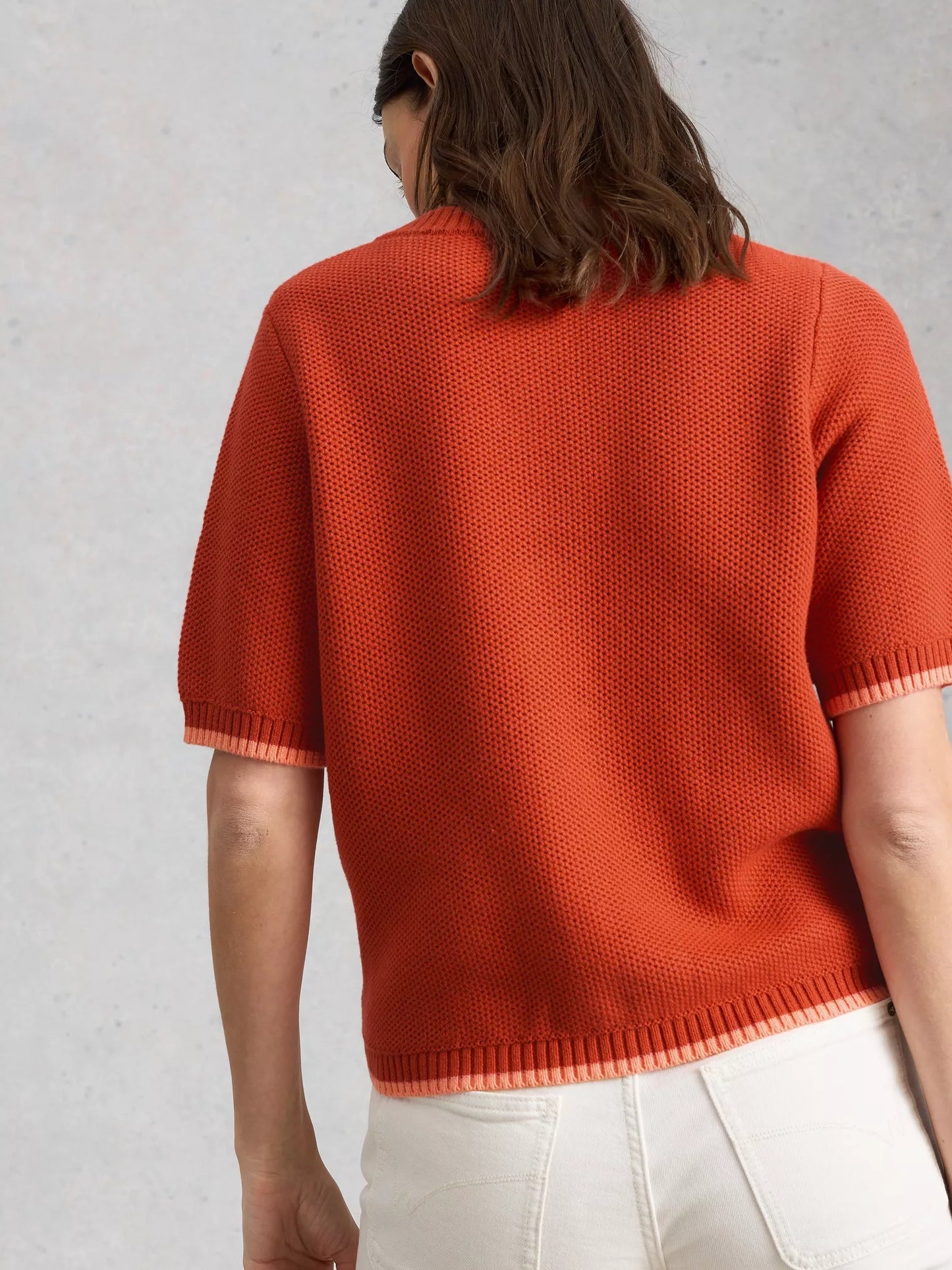 White Stuff Isabella Cardigan Mid Red