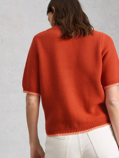 White Stuff Isabella Cardigan Mid Red