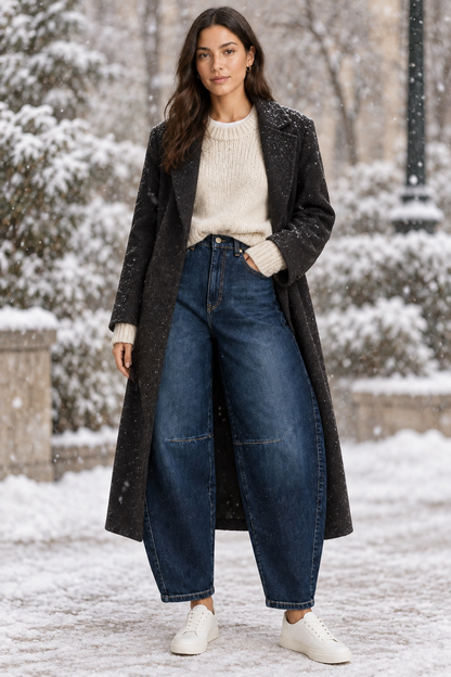 Raffaello Rossi Tira Brownish Blue Denim