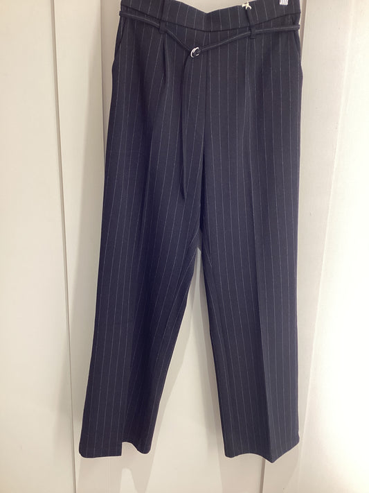 Red Button Cleo Punta Pinstripe Trousers Black-