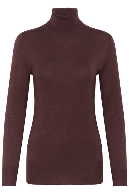 Kaffe Astrid Roll Neck Fudge