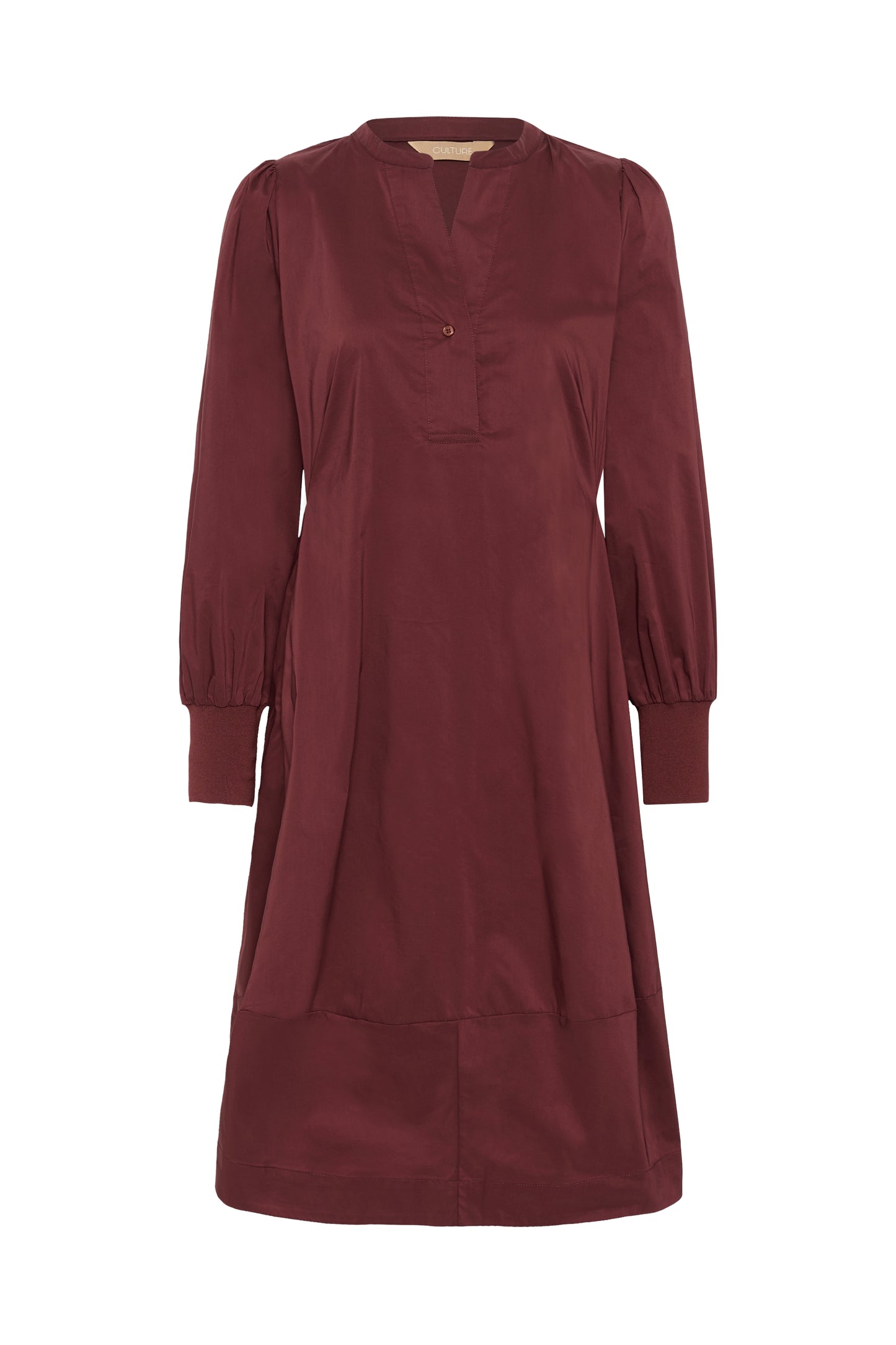 Culture Antoinett Rib Dress Chocolate Truffle