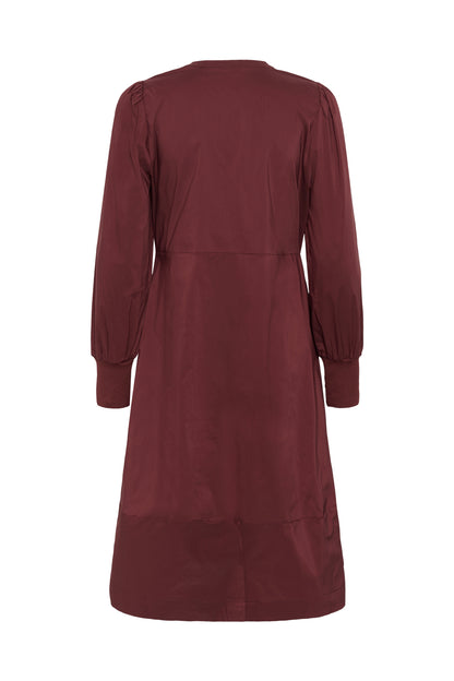 Culture Antoinett Rib Dress Chocolate Truffle