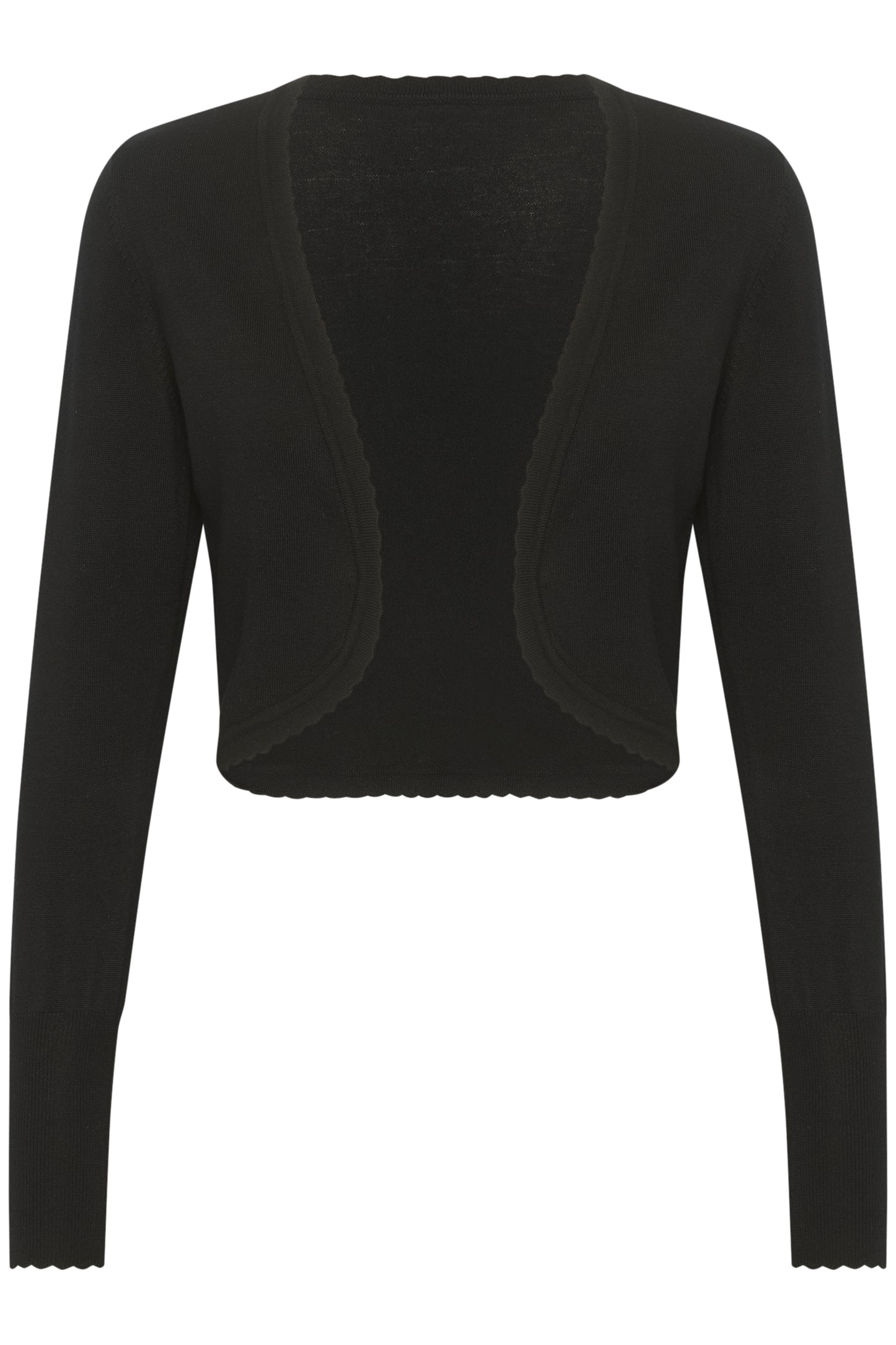 Culture CUannemarie Scallop Bolero Black