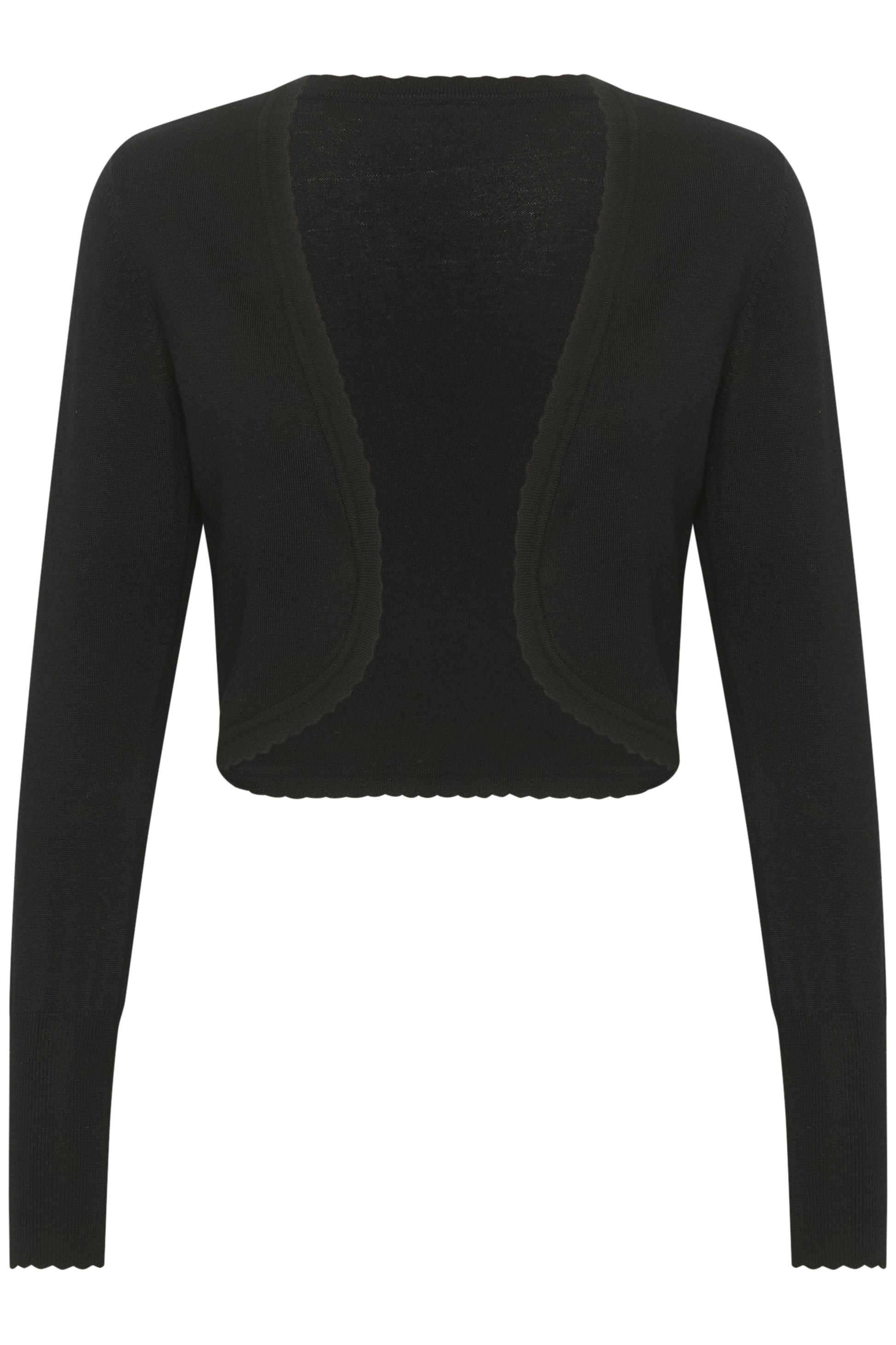 Culture CUannemarie Scallop Bolero Black