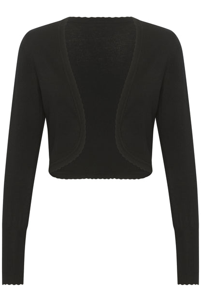 Culture CUannemarie Scallop Bolero Black