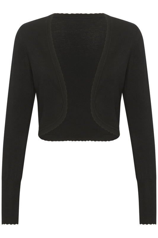 Culture CUannemarie Scallop Bolero Black