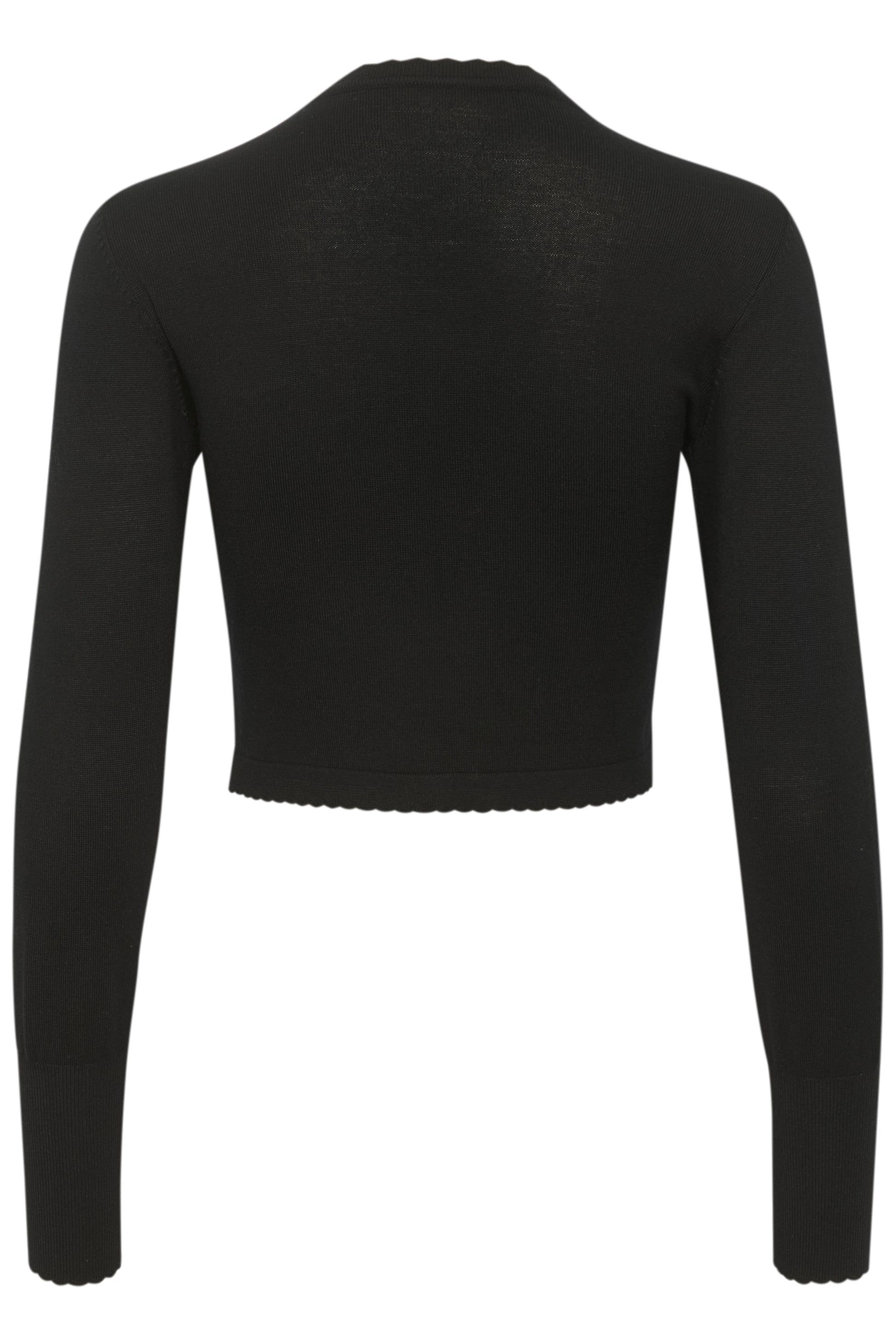 Culture CUannemarie Scallop Bolero Black