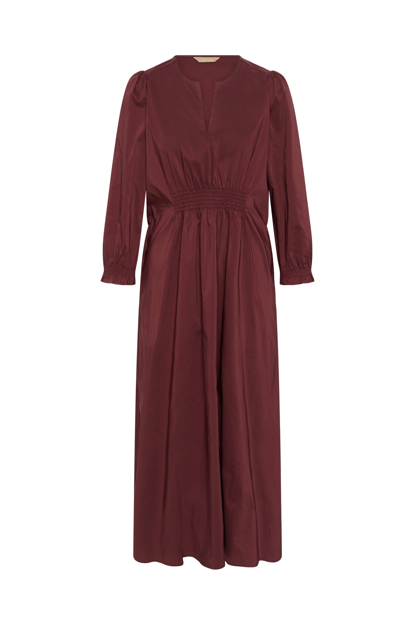 Culture Elna Antoinett Long Dress Chocolate Truffle