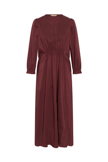 Culture Elna Antoinett Long Dress Chocolate Truffle