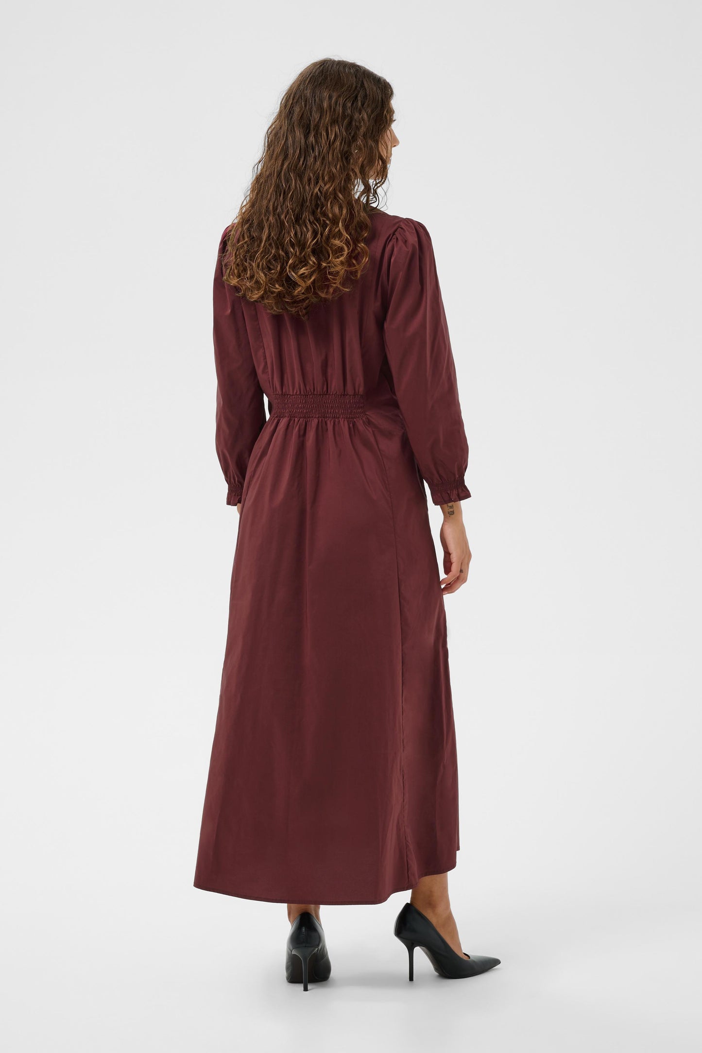Culture Elna Antoinett Long Dress Chocolate Truffle