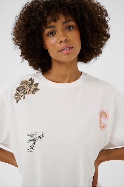 Culture Biara Alfie T-Shirt Gardenia