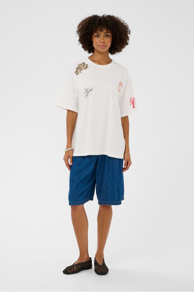 Culture Biara Alfie T-Shirt Gardenia