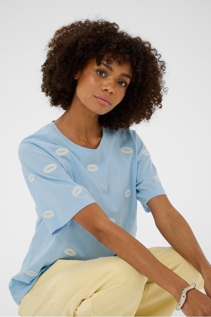 Culture Kissy T-Shirt Blue