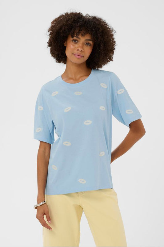 Culture Kissy T-Shirt Blue