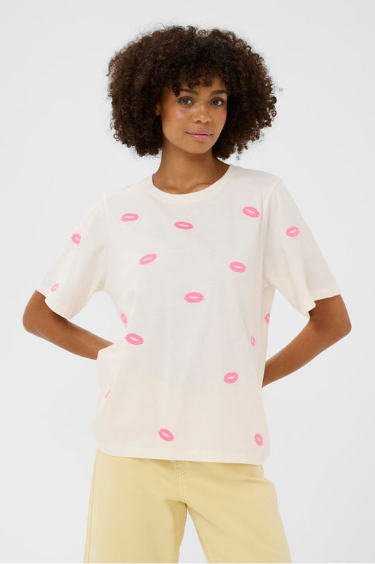 Culture Kissy T-Shirt Gardenia
