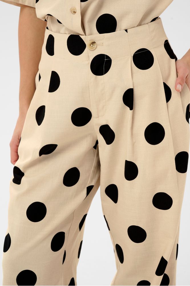 Culture CUtika Trousers Black Dot