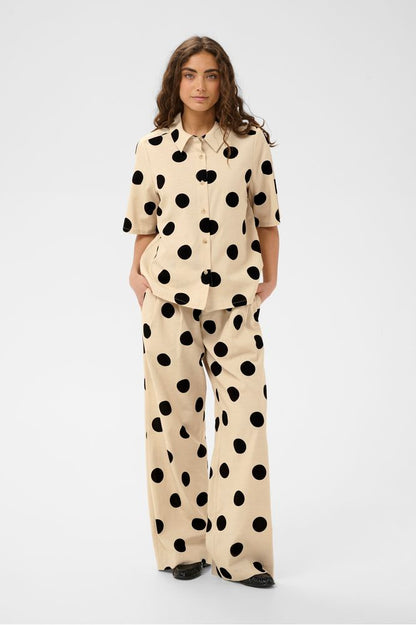 Culture CUtika Trousers Black Dot