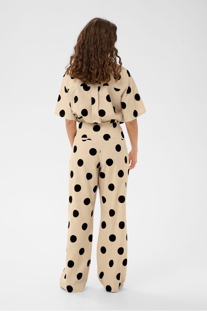 Culture CUtika Trousers Black Dot