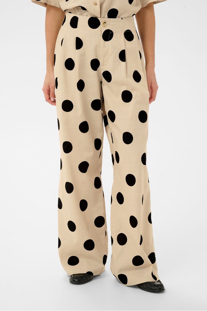 Culture CUtika Trousers Black Dot