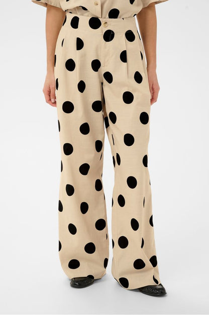 Culture CUtika Trousers Black Dot