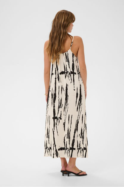 Culture CUora Strap Dress White/Black