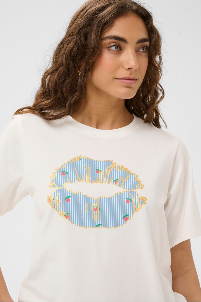 Culture CUcilie Gith T-Shirt Gardenia