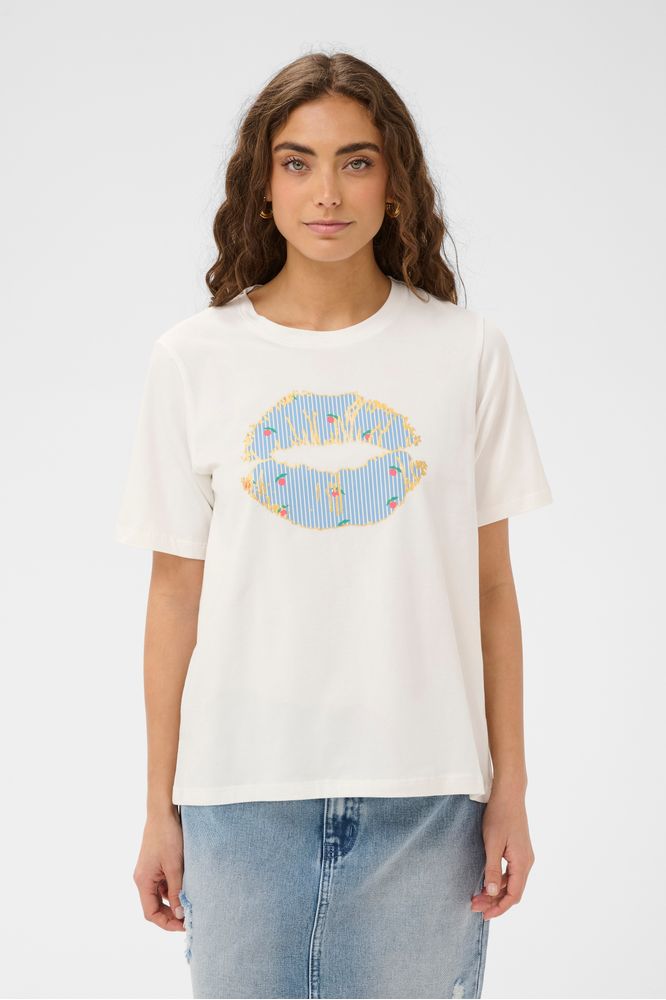 Culture CUcilie Gith T-Shirt Gardenia
