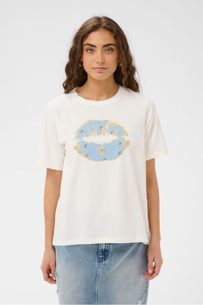 Culture CUcilie Gith T-Shirt Gardenia