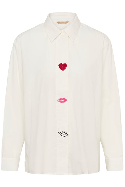 Culture Odette Shirt Spring Gardenia