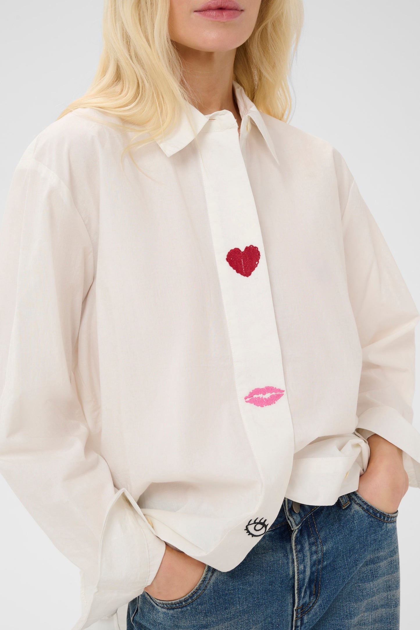 Culture Odette Shirt Spring Gardenia