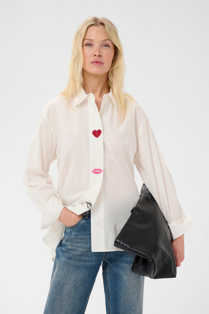 Culture Odette Shirt Spring Gardenia