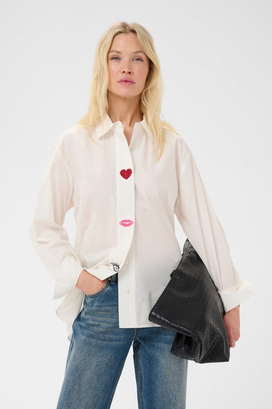 Culture Odette Shirt Spring Gardenia