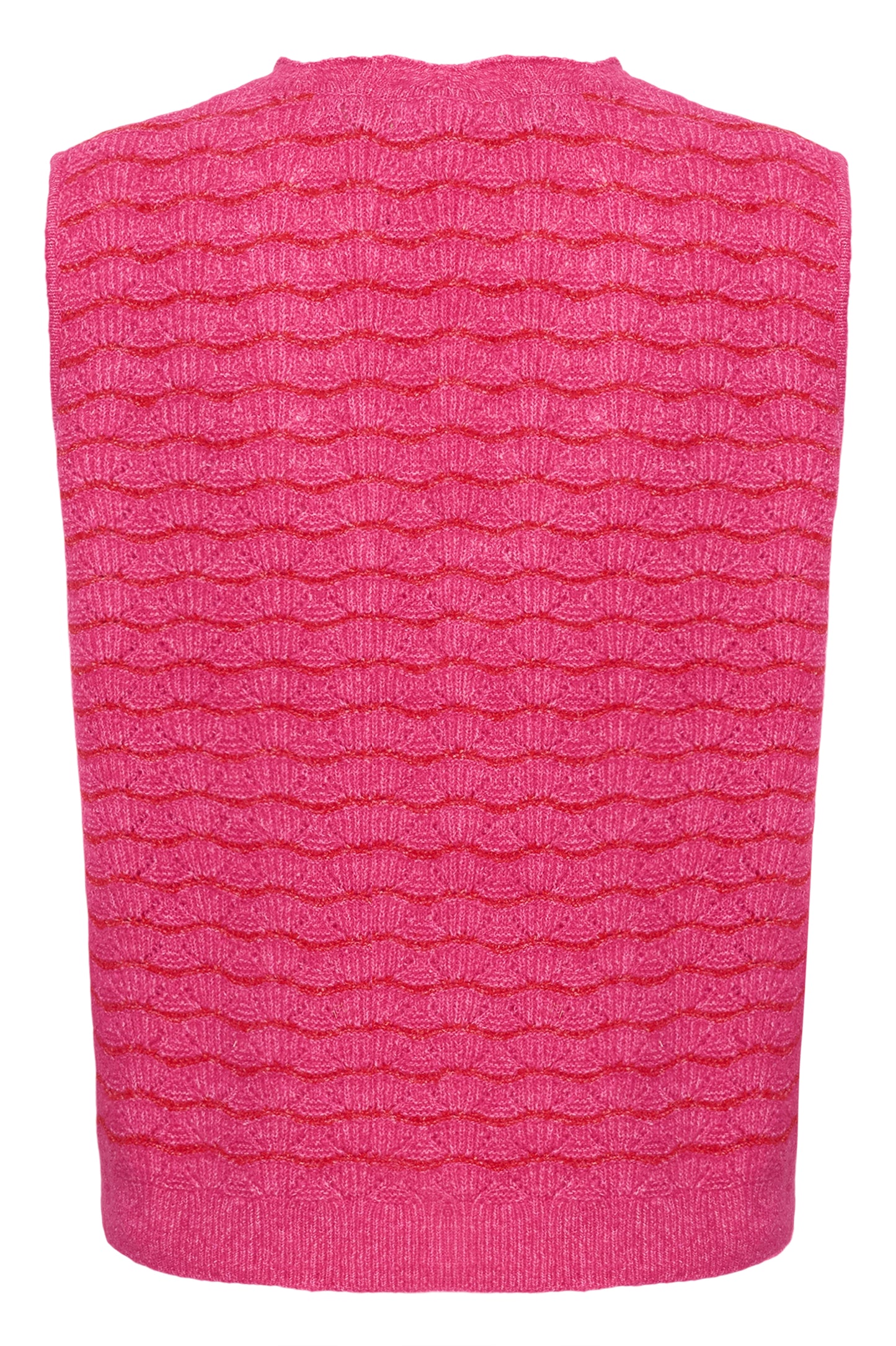 Culture Amera Julietta Waistcoat Cardigan Pink/Red