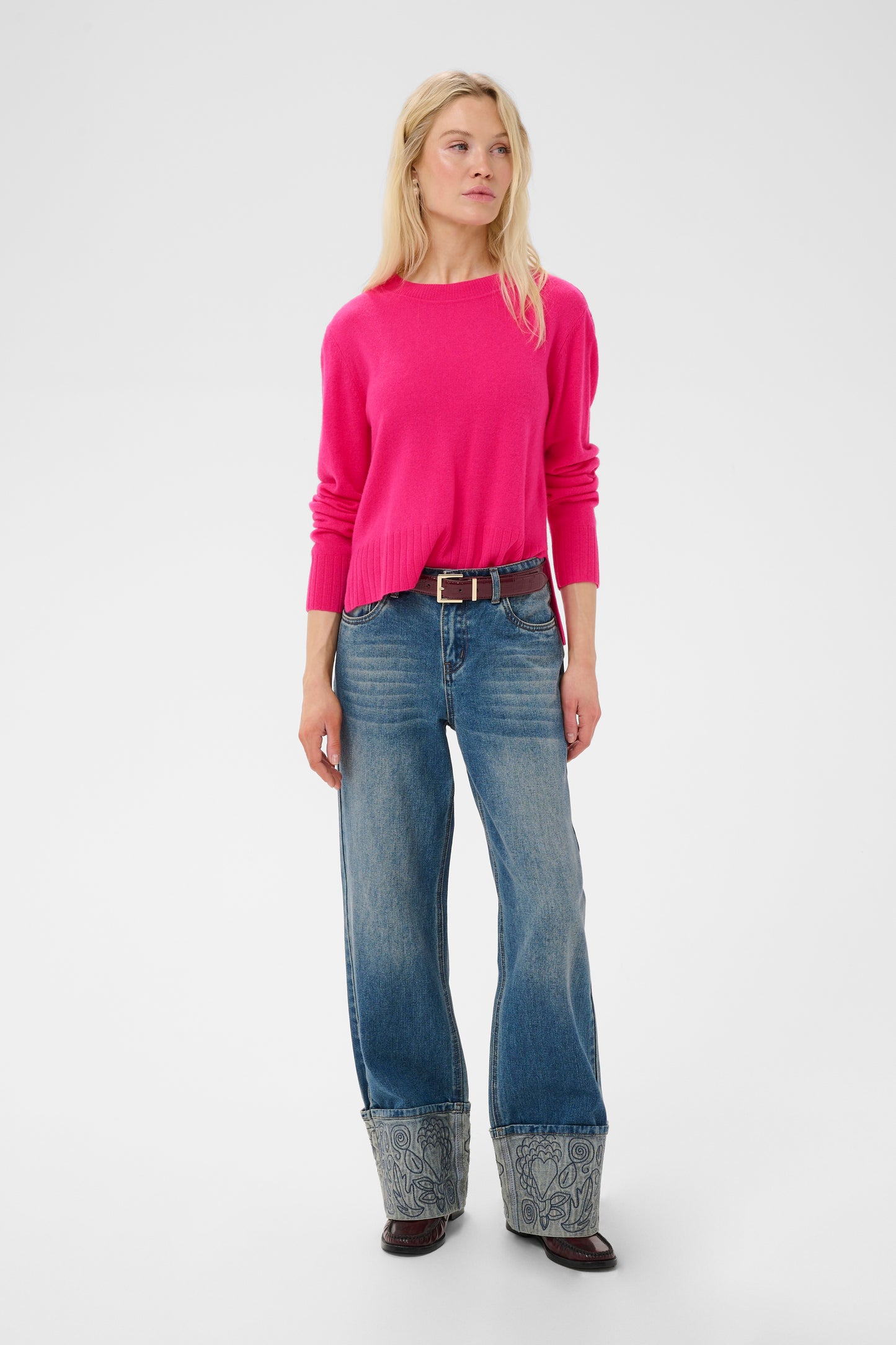 Culture Taia Arrow Pullover Fandango Pink