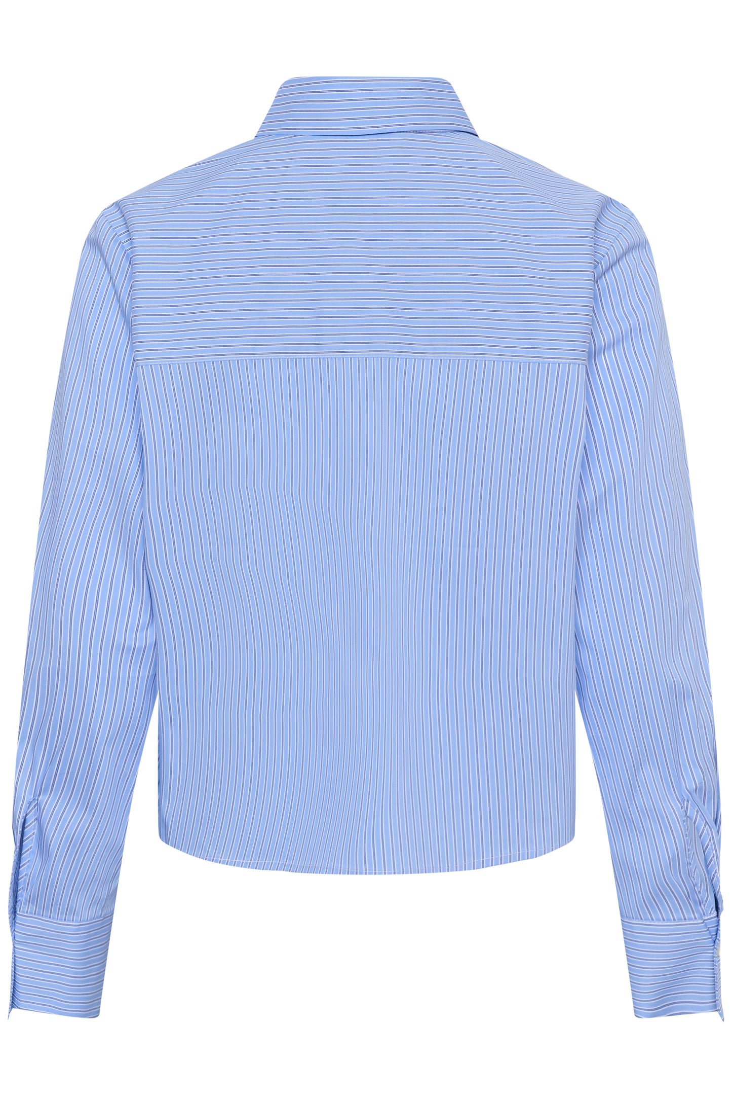 Culture Ebony Short Shirt Blue Stripe