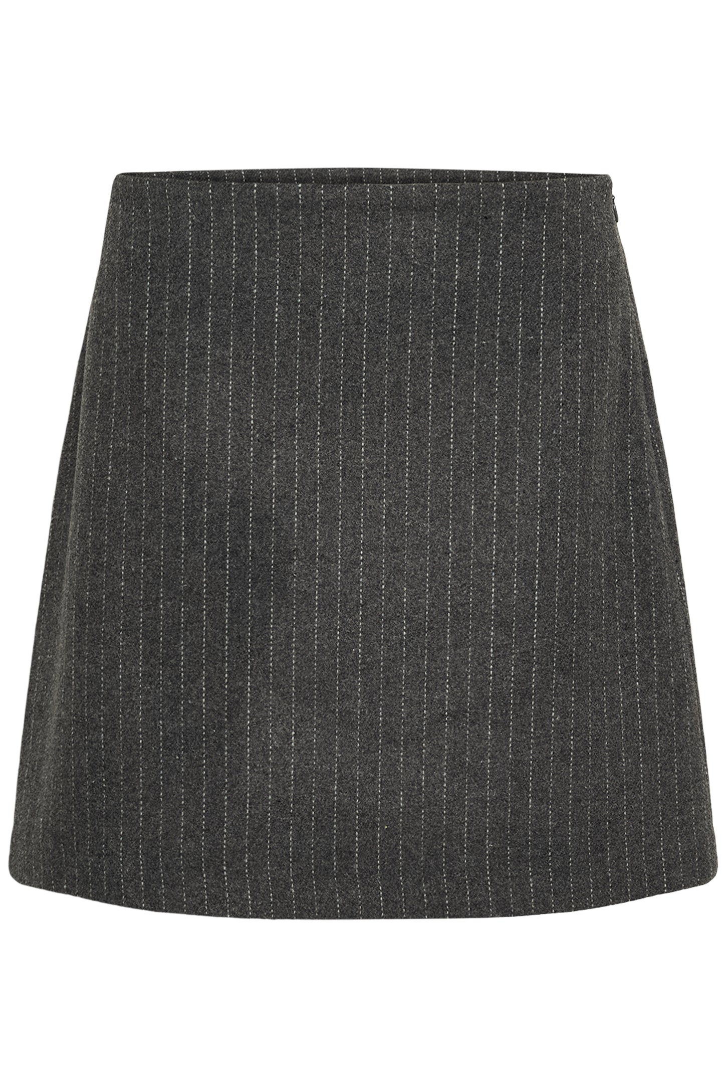 Culture Kayla Skirt Grey Pinstripe