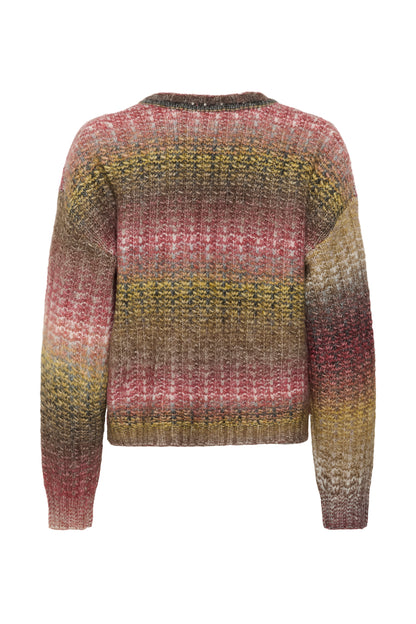 Culture Jazz Cardigan Red Yellow