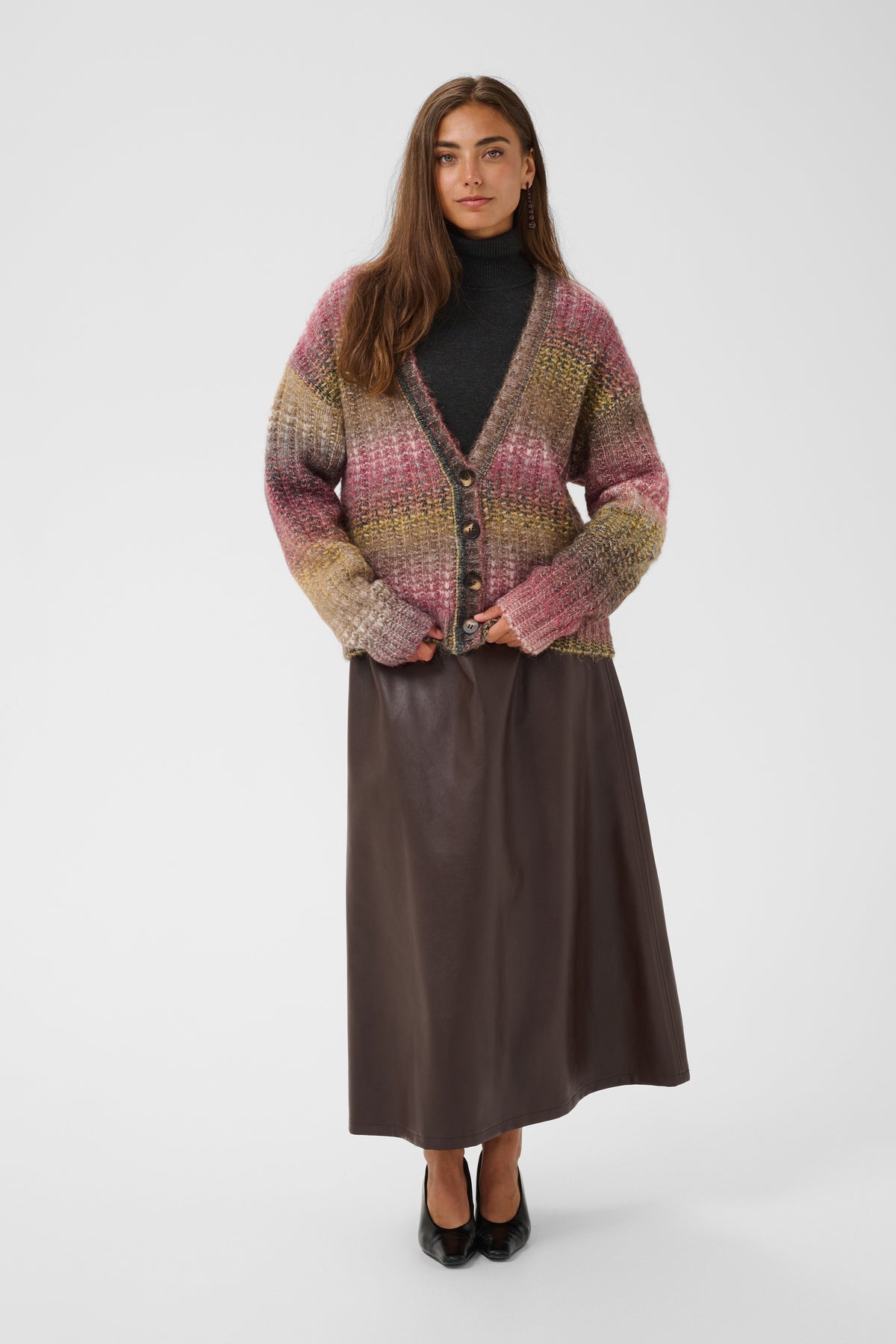 Culture Jazz Cardigan Red Yellow