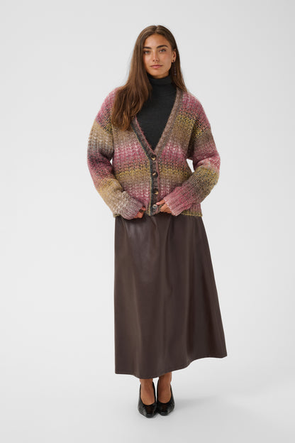 Culture Jazz Cardigan Red Yellow