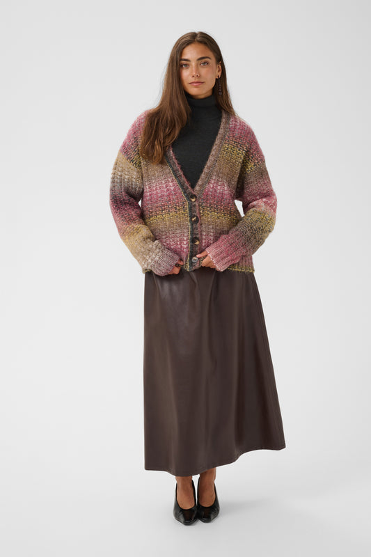 Culture Jazz Cardigan Red Yellow
